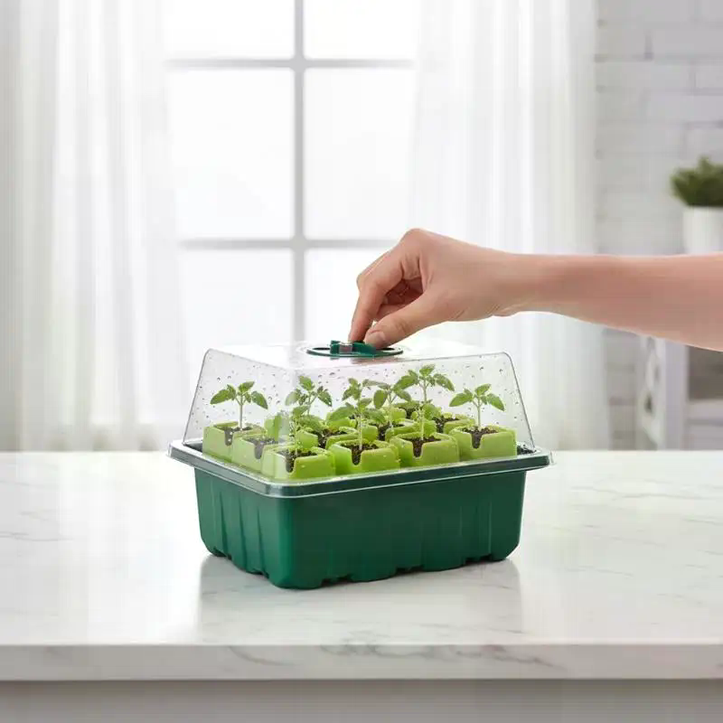 Dome Propagation Kit - ชุดถาดเพาะเมล็ดพร้อมโดมควบคุมความชื้น สำหรับเพาะต้นกล้าและขยายพันธุ์พืช