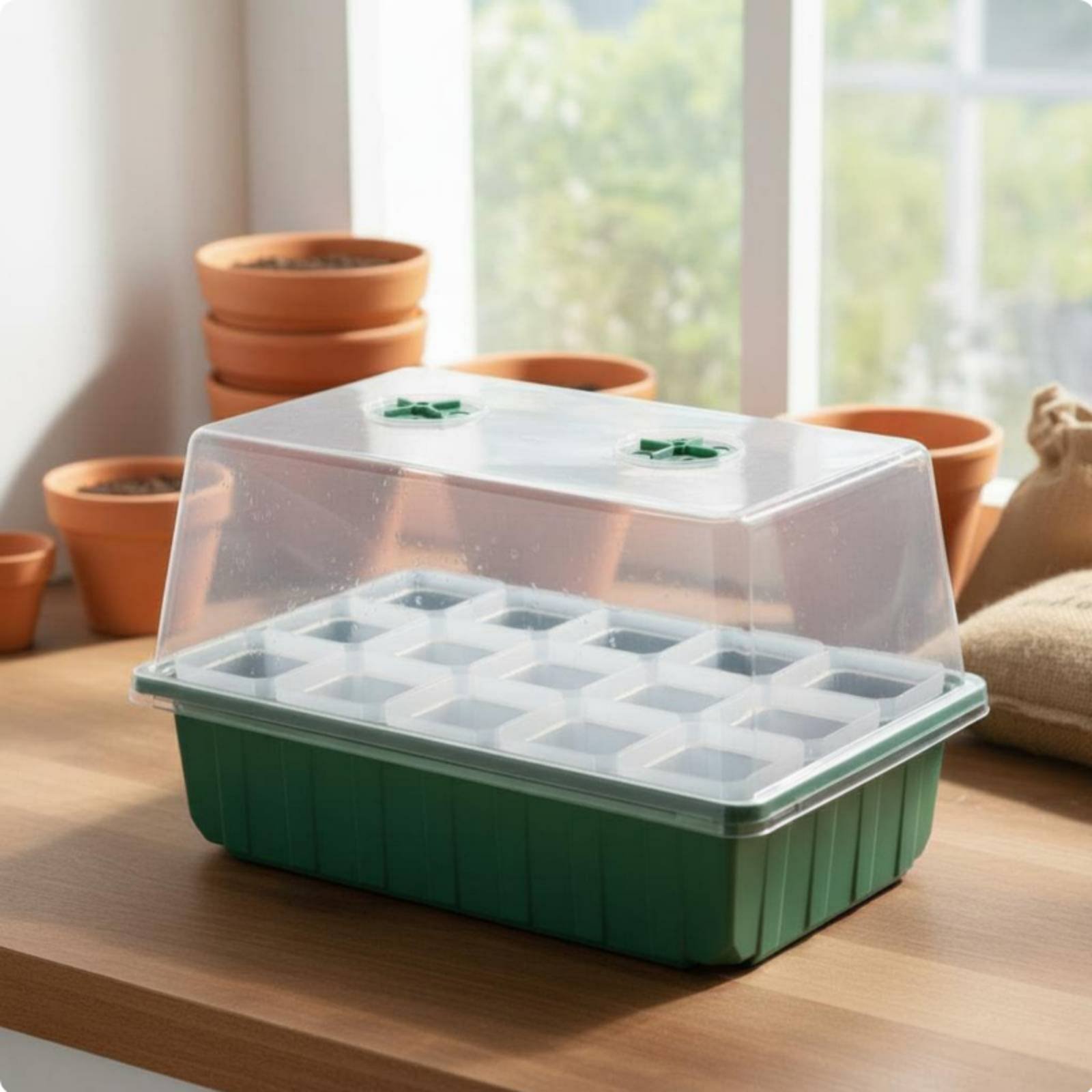 กล่องเพาะชำแบบเรือนกระจกขนาดเล - Dome Propagation Kit บทวิจารณ์และราคา