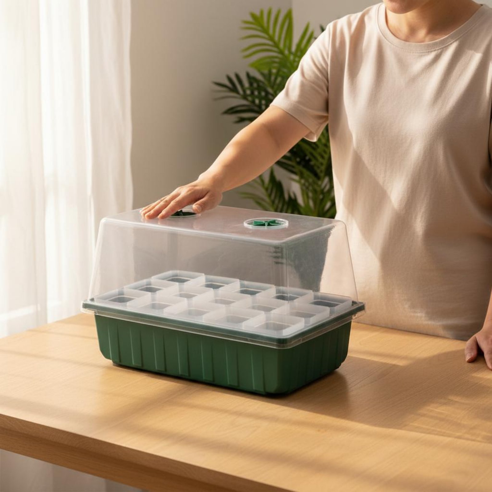 กล่องเพาะชำแบบเรือนกระจกขนาดเล - Dome Propagation Kit บทวิจารณ์และราคา