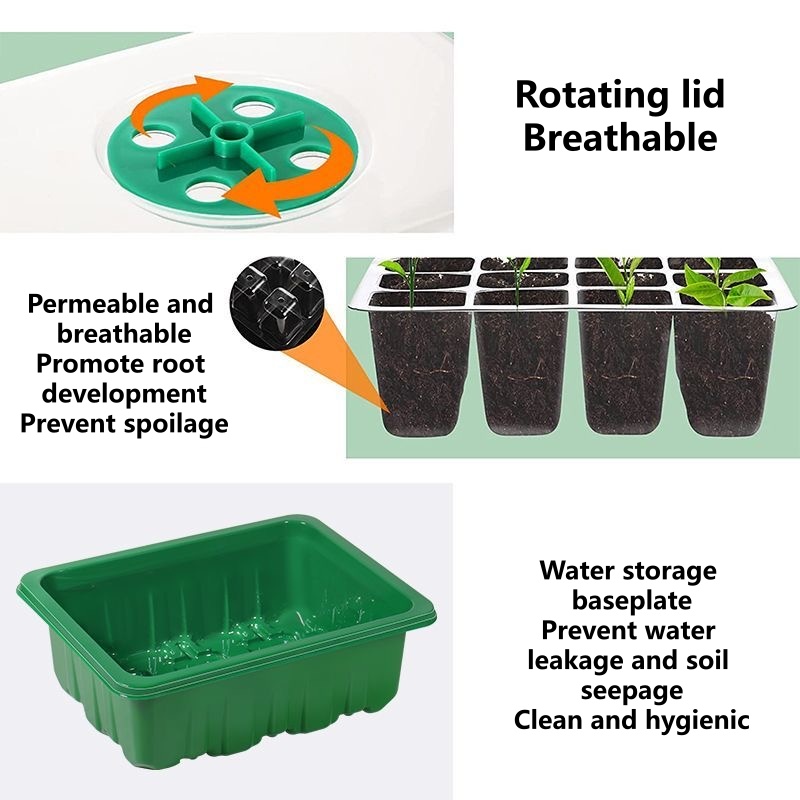 ถาดเพาะเมล็ดพร้อมชุดเรือนเพาะช - Dome Propagation Kit บทวิจารณ์และราคา