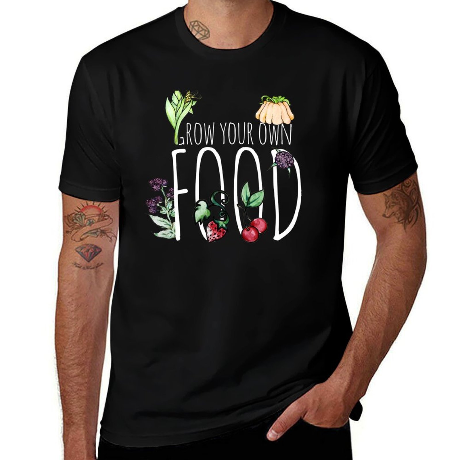 เสื้อยืดสำหรับผู้ชาย แพ็คเสื้อ - Urban Farming In China บทวิจารณ์และราคา