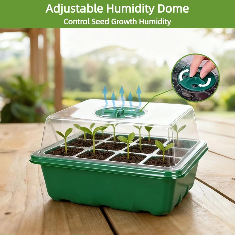 ถาดเพาะเมล็ดพร้อมชุดเรือนเพาะช - Dome Propagation Kit บทวิจารณ์และราคา